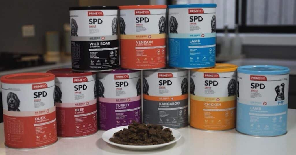 Air dried dog food