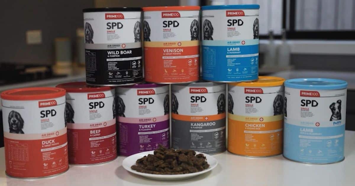 Air dried dog food